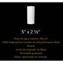 Ver imagem 2 de Refil Filtro Cartucho Polipropileno Liso 5" Micra Royal Bab para Filtração de Água e Pré-Osmose