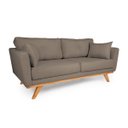 Ver imagem 3 de Sofá 3 Lugares Belle Suede Taupe - Silla