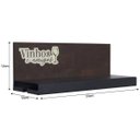 Ver imagem 4 de Suporte Para 4 Garrafas Prateleira Vinhos e Amigos em Aço