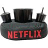 Kit Almofada com Porta Pipoca Balde +2 Copos Netflix - 1