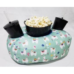 Kit Almofada Com Porta Pipoca 1 Balde + 2 Copos Lhama - 2