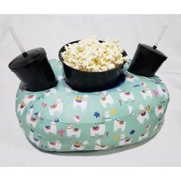 Kit Almofada Com Porta Pipoca 1 Balde + 2 Copos Lhama - 1