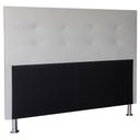 Ver imagem 6 de Kit Cabeceira e Calçadeira Baú King 1,95m Berlim Corano Branco - Pallazio