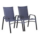 Ver imagem 3 de 4 Cadeiras e Mesa Tampo Ripado em Alumínio - Piscina, Jardim Trama Original