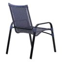 Ver imagem 4 de 4 Cadeiras e Mesa Tampo Ripado em Alumínio - Piscina, Jardim Trama Original