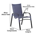 Ver imagem 2 de 4 Cadeiras e Mesa Tampo Ripado em Alumínio - Piscina, Jardim Trama Original