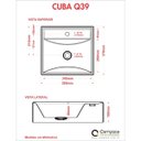 Ver imagem 3 de CUBA APOIO QUADRADA Q39W (RAVENA) VERMELHO
