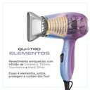 Ver imagem 3 de Secador de Cabelo Mondial By Juliette Sct-ju-03 Tourmaline 1200w Azul/rosa Bivolt