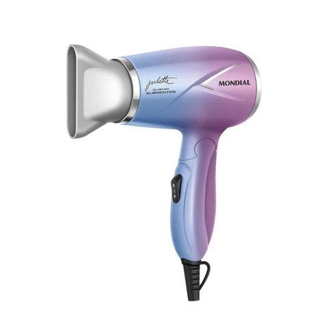 Secador de Cabelo Mondial By Juliette Sct-ju-03 Tourmaline 1200w Azul/rosa Bivolt