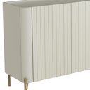 Ver imagem 5 de Aparador Buffet Sala de Jantar 4 Portas Brise Pés Industrial Dourado Naim I03 Luna - Lyam Decor