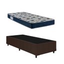 Ver imagem 1 de Cama Base Box Solteiro Marrom Colchão Iso 60 D28 - Ortobom