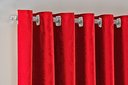 Ver imagem 4 de Cortina Jacquard Luxo em Tecido Semi Blackout Sala 2,00x1,30:vermelho
