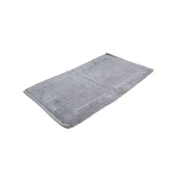 Tapete Algodão 60x100cm Retangular Sublime Cinza Kapazi - 1