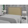 Painel de Cama Box Estofada Cabeceira Dinamarca Plus Queen 160 Creme - Simbal - 1