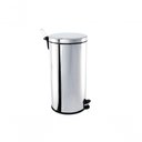 Ver imagem 1 de Lixeira para Cozinhas, Escritórios, Recepções e Banheiros Pedal e Balde 30l Linha Decorline Inox