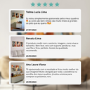 Ver imagem 3 de Kit 3 Quadros Decorativos 43x63 Plantas Colorido Folhagens com Moldura Pinus