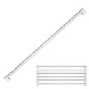 Ver imagem 1 de Kit 7 Puxador 480mm Alumínio Armário Móveis Cômoda Roupeiro