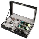 Ver mais imagens de Porta Relogio Luxo Oculos de Sol Pulseira Estojo Expositor Caixa Oganizador Penteadeira Armario Mesa