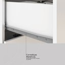 Ver mais imagens de Guarda-roupa Casal Roma 4 Portas 6 Gavetas Branco - Demobile