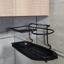 Ver imagem 4 de Porta Detergente Esponja Preto Suporte Aramado Pia ou Parede