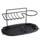 Ver imagem 2 de Porta Detergente Esponja Preto Suporte Aramado Pia ou Parede