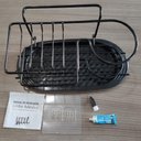 Ver imagem 5 de Porta Detergente Esponja Preto Suporte Aramado Pia ou Parede