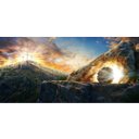 Ver imagem 2 de Quadro Decorativo Tela Canvas Religiosos Ref:qbre10 Lojall 150 X 100 Cm Borda Infinita