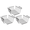 Ver imagem 1 de 9 Cesto Suspensos Organizadores Encaixe Armário Prateleira