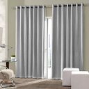 Ver imagem 1 de Cortina Blackout Tecido Sala/Quarto 300x250 Cinza Claro Admirare