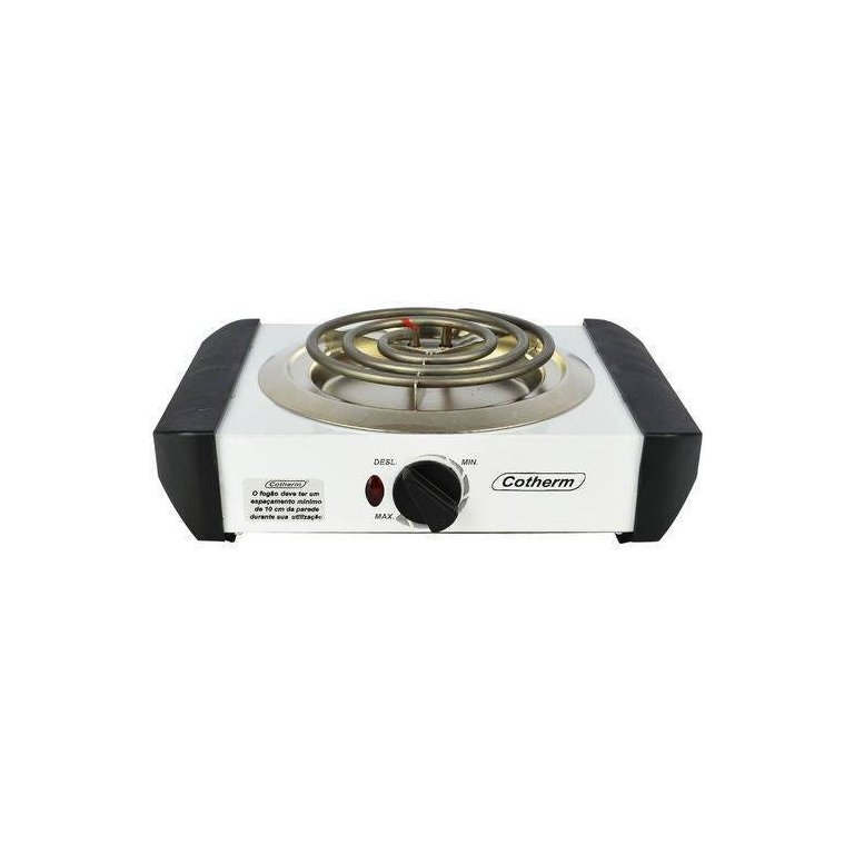 Fogão 1 Boca Elétrico com Resistência Blindada 1000 Watts Cotherm 127V