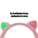 Ver imagem 5 de Fone Ouvido Bluetooth Infantil Mini Cat Fone Orelha Gato Led Rosa