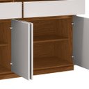 Ver imagem 5 de Balcão Buffet 4 Portas e 2 Gavetas de 150cm em MDF Lorient Ype - Off White - ÉdeCasaMóveis