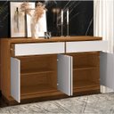 Ver imagem 7 de Balcão Buffet 4 Portas e 2 Gavetas de 150cm em MDF Lorient Ype - Off White - ÉdeCasaMóveis