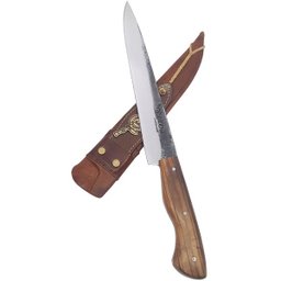 Faca Rustica Para Churrasco Aço Carbono 8” Cabo Guajuvira - 4