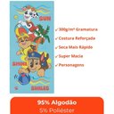 Ver imagem 7 de Toalha de Banho Infantil Patrulha Canina Menino Felpuda Algodão Praia Piscina Lepper
