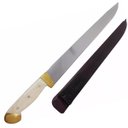 Ver imagem 3 de Facão 14 Polegadas Cabo Osso E Metal Aço Carbono Artesanal