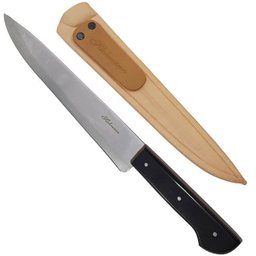 Faca de Churrasco Artesanal 8" Aço Inox Cabo de Chifre - 1 Faca de Churrasco Artesanal 8" Aço Inox Cabo de Chifre - 1