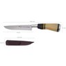 Faca Gaúcha 5" Inox Cabo Osso e Chifre com Bainha de Couro - 3