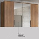 Ver imagem 5 de Guarda Roupa Casal 4 Portas com Espelho e 3 Gavetas Attore - Amêndola Touch