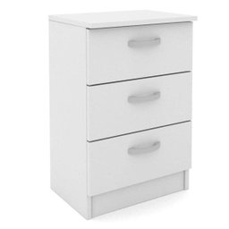 Mesa de Cabeceira 3 Gavetas Smart Madesa - 1 Mesa de Cabeceira 3 Gavetas Smart Madesa - 1