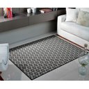 Ver imagem 1 de Tapete Sala Quarto 1,50 x 2,00 Antiderrapante Preto Ht-02