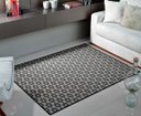 Ver imagem 1 de Tapete Sala Quarto 1,50 x 2,00 Antiderrapante Preto Ht-02
