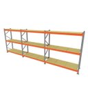 Ver imagem 1 de Kit 3 Mini Porta Pallet 250 Kg 180x200x60 (cxlxp)