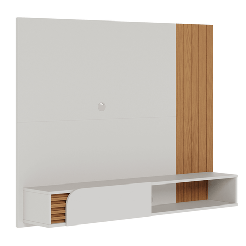 Home Suspenso Siena com Bancada Porta Itens Off White Matte / Freijo