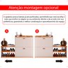 Banco Sapateira 2 Gaveta Prateleira Calçados Quarto Hall Entrada Retrô Off White/cinamomo - Rpm - 7