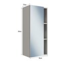 Ver imagem 3 de Armário Organizador com 2 Prateleiras e Porta com Espelho Cp7020 Arenas