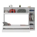 Ver imagem 4 de Bicama De Solteiro Com Guarda Roupa Dublin Mp4032 Branca