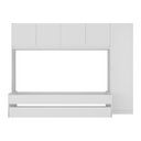 Ver imagem 3 de Bicama De Solteiro Com Guarda Roupa Dublin Mp4032 Branca