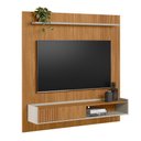 Ver imagem 1 de Painel Tv 65' Frisado com Prateleira Ávila Nature Off-white