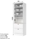 Ver imagem 3 de Torre Quente 01 Forno Americana Branco Hp/calcare Bp - Henn